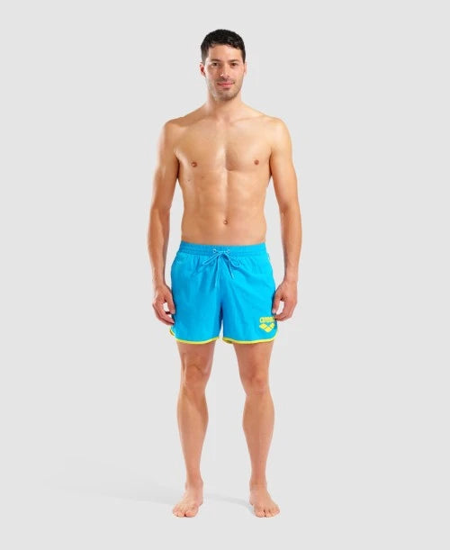 Arena Big Logo Borders Short Uomo Turchese 009103831