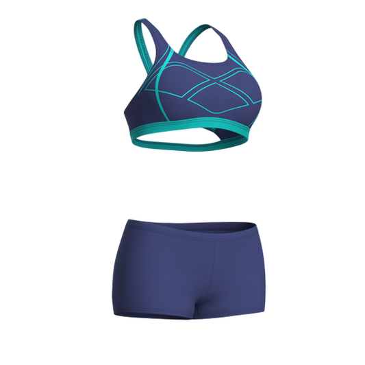 Arena Costume Intero Donna Nuoto Graphic PRO 008932880 Blu