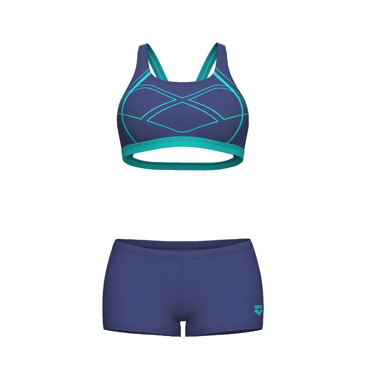 Arena Costume Intero Donna Nuoto Graphic PRO 008932880 Blu