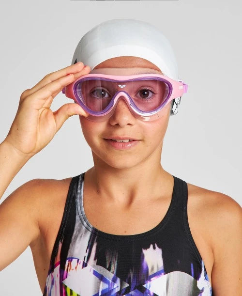Arena Maschera Nuoto Junior The One Mask 004309 201 Pink-Violet 6-12 Anni