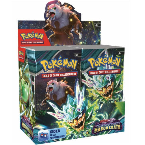 Pokemon Box 36 Booster Maskerader Zwielicht Karmesin/Purpur TCG-Karten GCC It