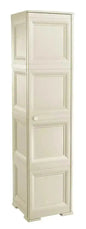 Tontarelli 4-module 1-door angora wardrobe cm 79x43x164h
