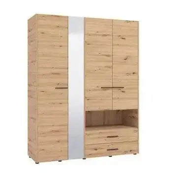 Armadio Leon Rovere Artigiano - Dimensioni: cm 161 x 55 x 205,5 h