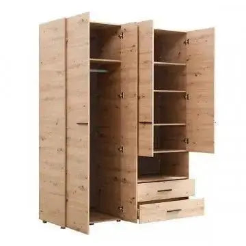 Armadio Leon Rovere Artigiano - Dimensioni: cm 161 x 55 x 205,5 h