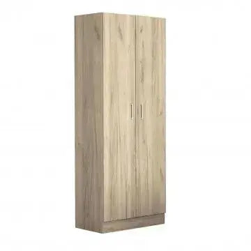 Armadio Leopold Bianco: Legno di Qualità, cm 80x52x180