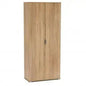 Two-Door Wardrobe 180 Natural: Classic Organizational Space, 75x38x174 cm