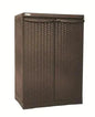 Low rattan cabinet, 65x45x91 cm, brown