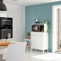 2-Door and Drawer Kitchen Cabinet in Canadian White