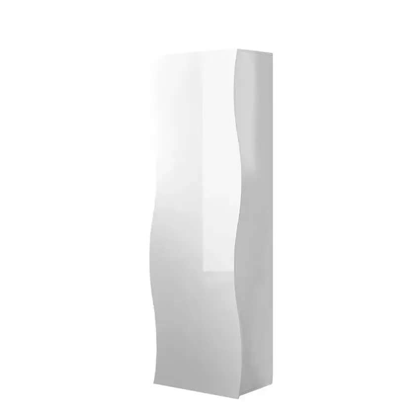 Moderner Kleiderschrank mit 1 Tür ONDA, Farbe Hochglanzweiß