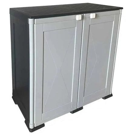 Niedriger Kunststoffschrank Tontarelli 79x43x85,5h 1 Einlegeboden + Gasflaschenfach