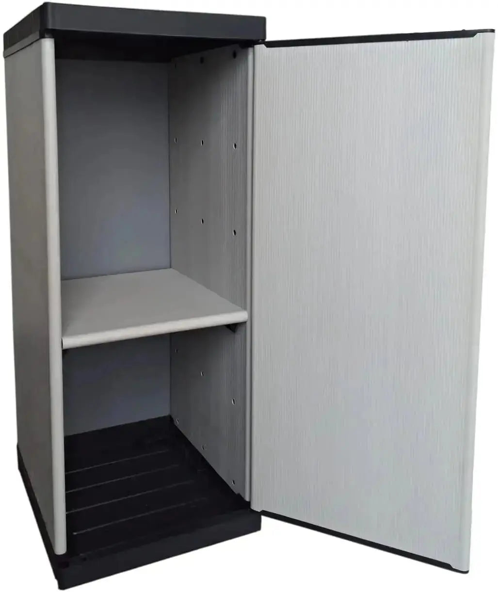 Harzschrank niedrig 2 Böden 34x39,5x85h