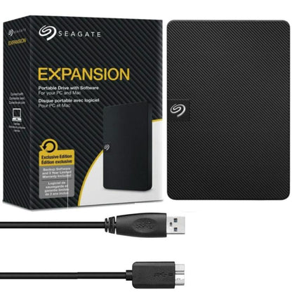 Seagate Expansion Hard Disk Esterno 2Tb Hdd 2.5" Usb 3.0 Per Pc Mac Notebook Ps5