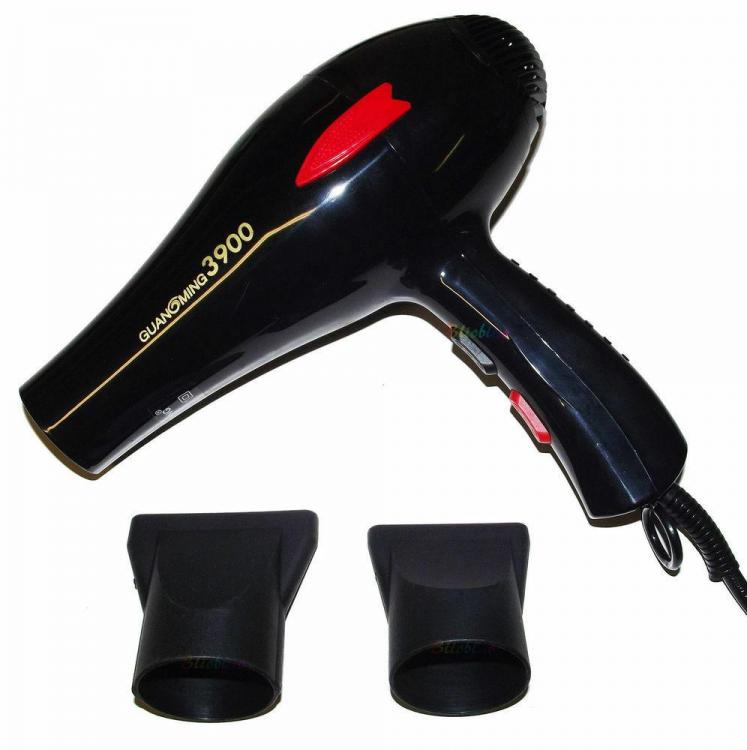 Asciugacapelli 3900 Phon Capelli Potente Professionale Parrucchiere 2 Diffusore 2000w