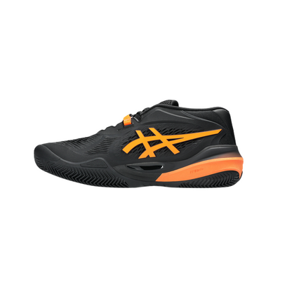 Asics Gel-Resolution X Clay Scarpe Tennis Uomo Terra Battuta Nero Arancio - 1041A485-001