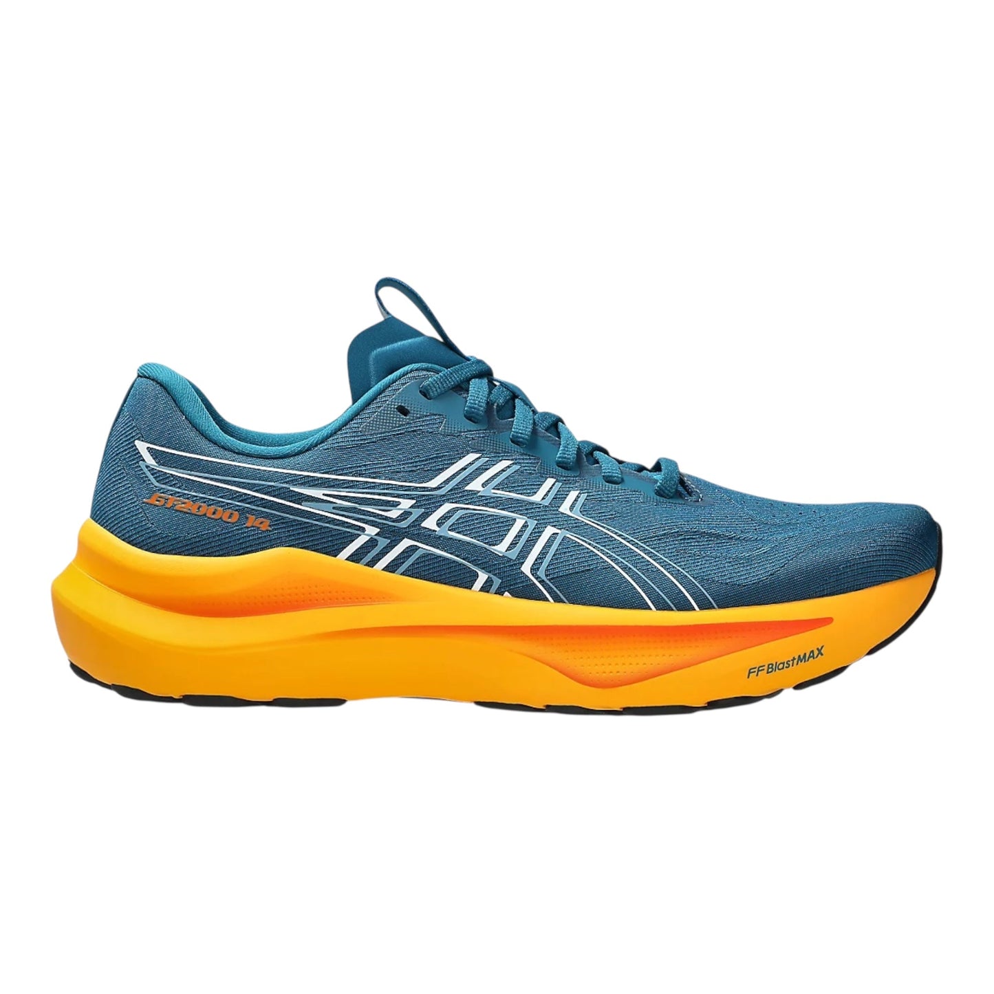 Asics Scarpa Running Uomo GT-2000 14 1011C056-404 Dark Teal White