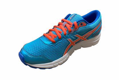 Asics Gel Zaraca 5 GS C635N 3906 - Scarpe Running Ragazzo Azzurro Arancione | 8718833845751