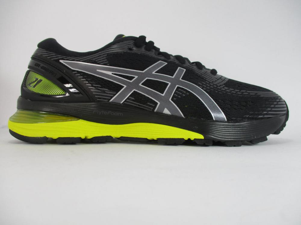 Asics GEL-Nimbus 21 1011A169-003 Scarpe Running Uomo Black Lemon - 4550214135631