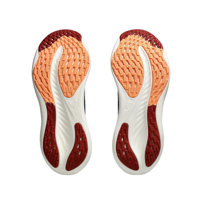 Asics Gel Nimbus 26 1011B794-404 Blu Arancio - Scarpa Running Uomo Ammortizzazione Massima