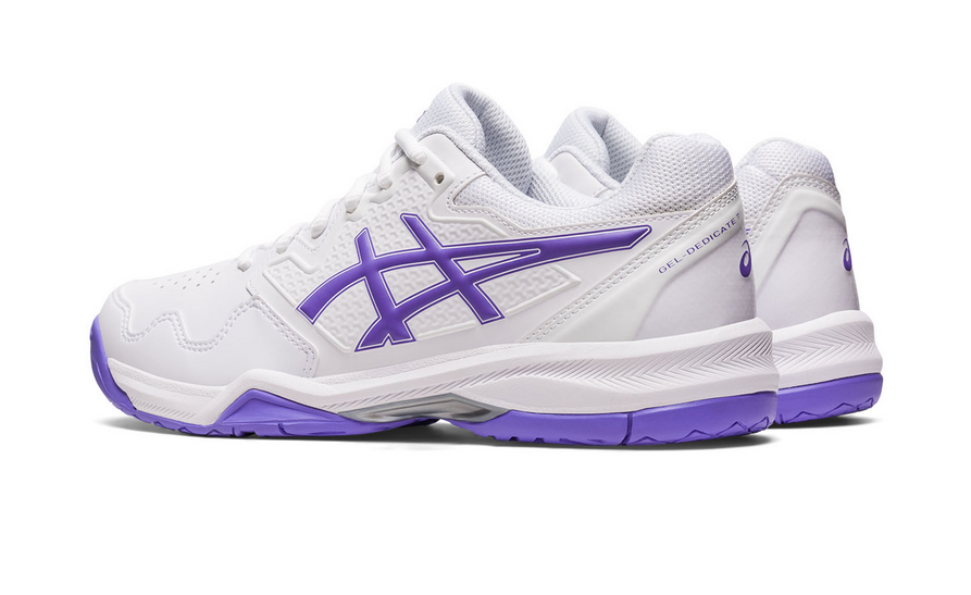Asics scarpa da tennis da donna Gel Dedicate 7 1042A167-104 bianco-ametista