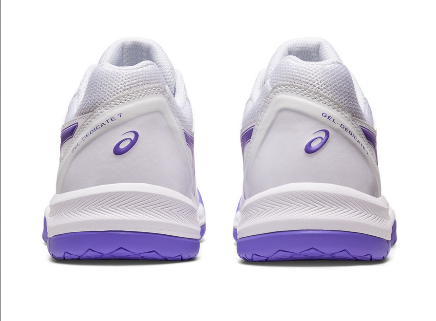 Asics scarpa da tennis da donna Gel Dedicate 7 1042A167-104 bianco-ametista