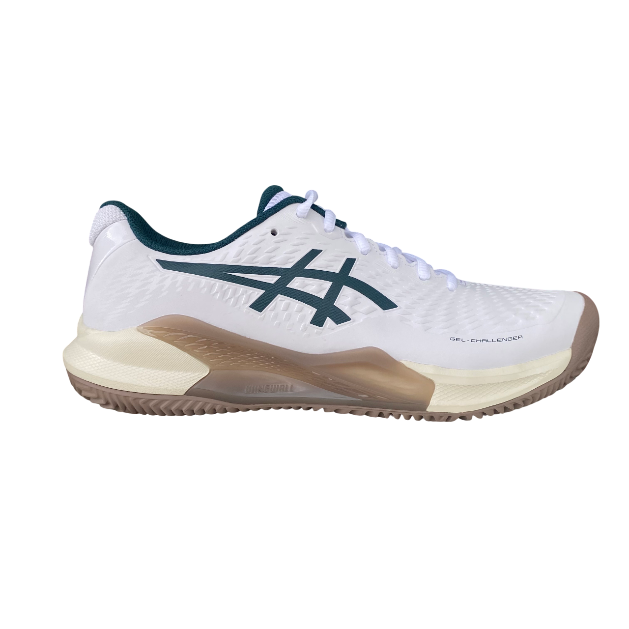 ASICS Gel-Challenger 14 Clay 1041A449-104 Bianco Verde | Tennis Terra Battuta Uomo