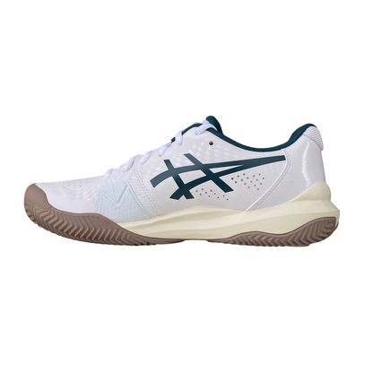 ASICS Gel-Challenger 14 Clay 1041A449-104 Bianco Verde | Tennis Terra Battuta Uomo
