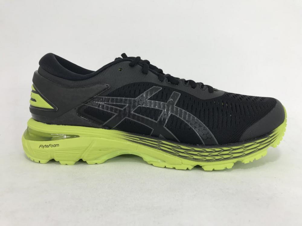 Asics GEL-KAYANO 25 1011A019-001 Scarpe Running Uomo Black Neon Lime - 4549957474541