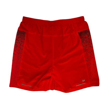 Asics pantaloncino sportivo per la corsa 2 in 1 7IN 2011A308-611 rosso