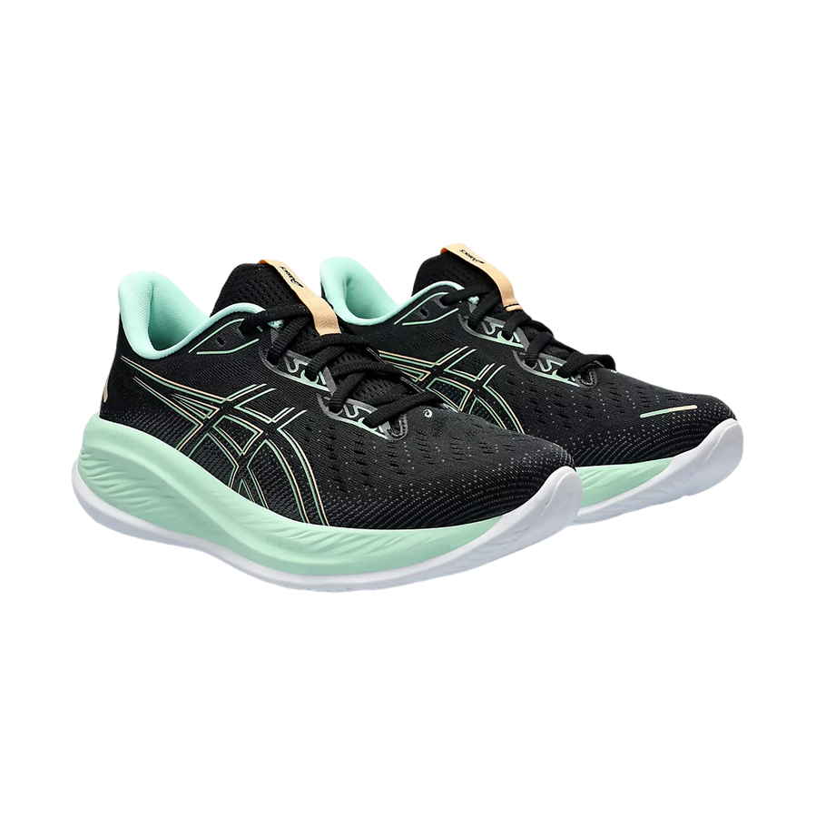 Asics GEL-CUMULUS 26 1012B599-001 Nero Menta Scarpe Running Donna