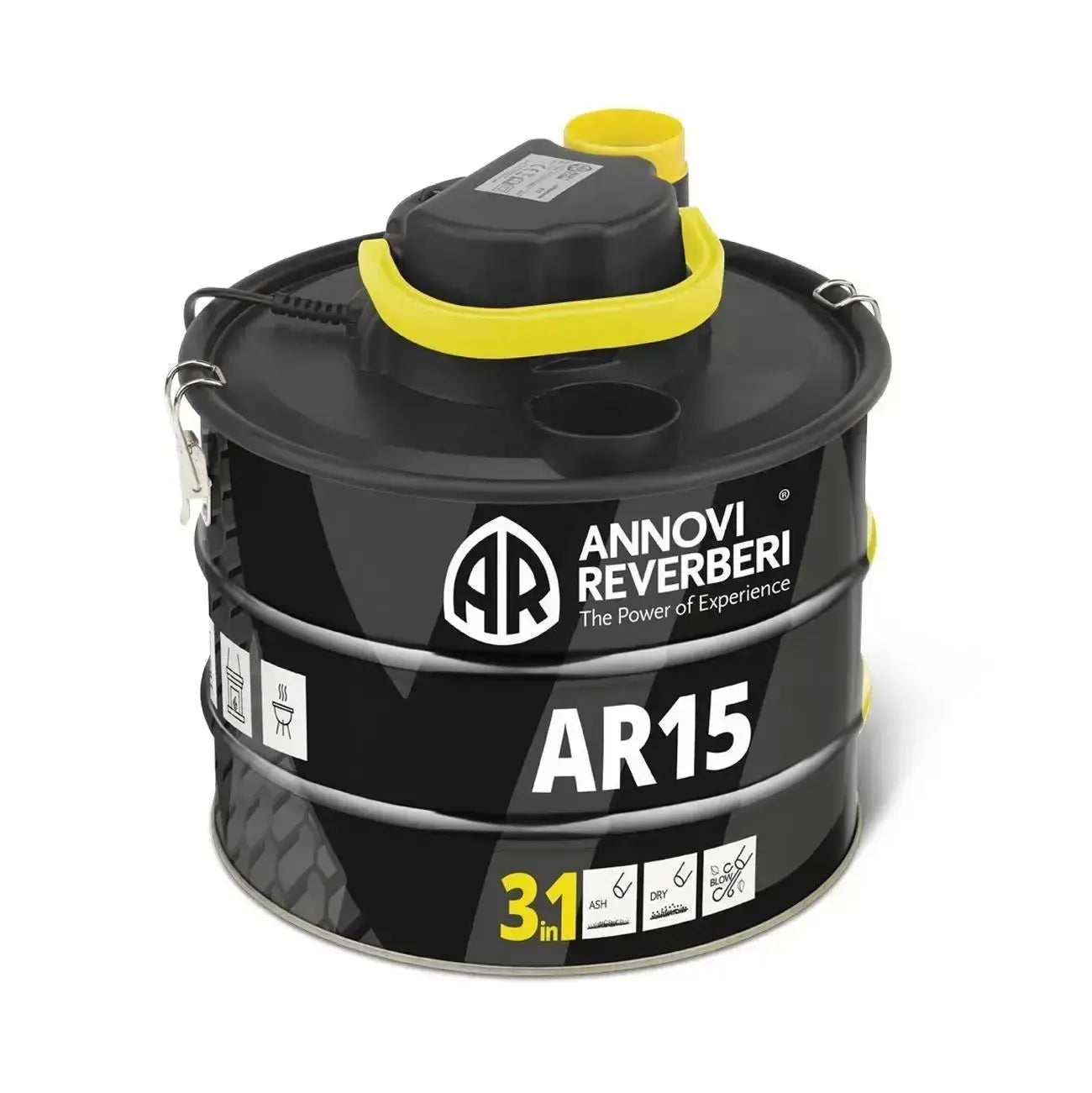 Aspiratore 3 in 1 per ceneri fredde 1000w 15lt
