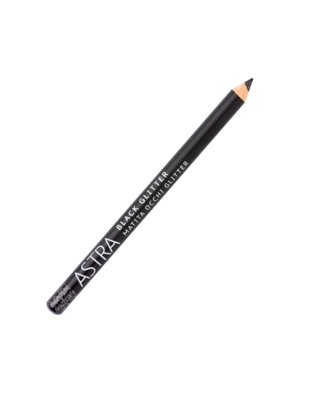 Astra Make-Up Black Glitter Matita Occhi Glitter