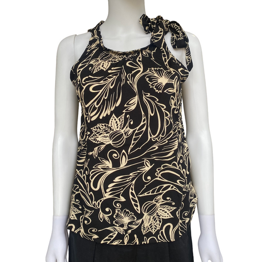 Astrolabio Camicia Donna Nodo Spalla CA6C T68H Nero Fantasia | Eleganza