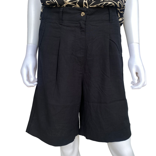 Astrolabio Pantaloncino Fresco Estivo Donna CA63 500 Nero | Comfort Chic