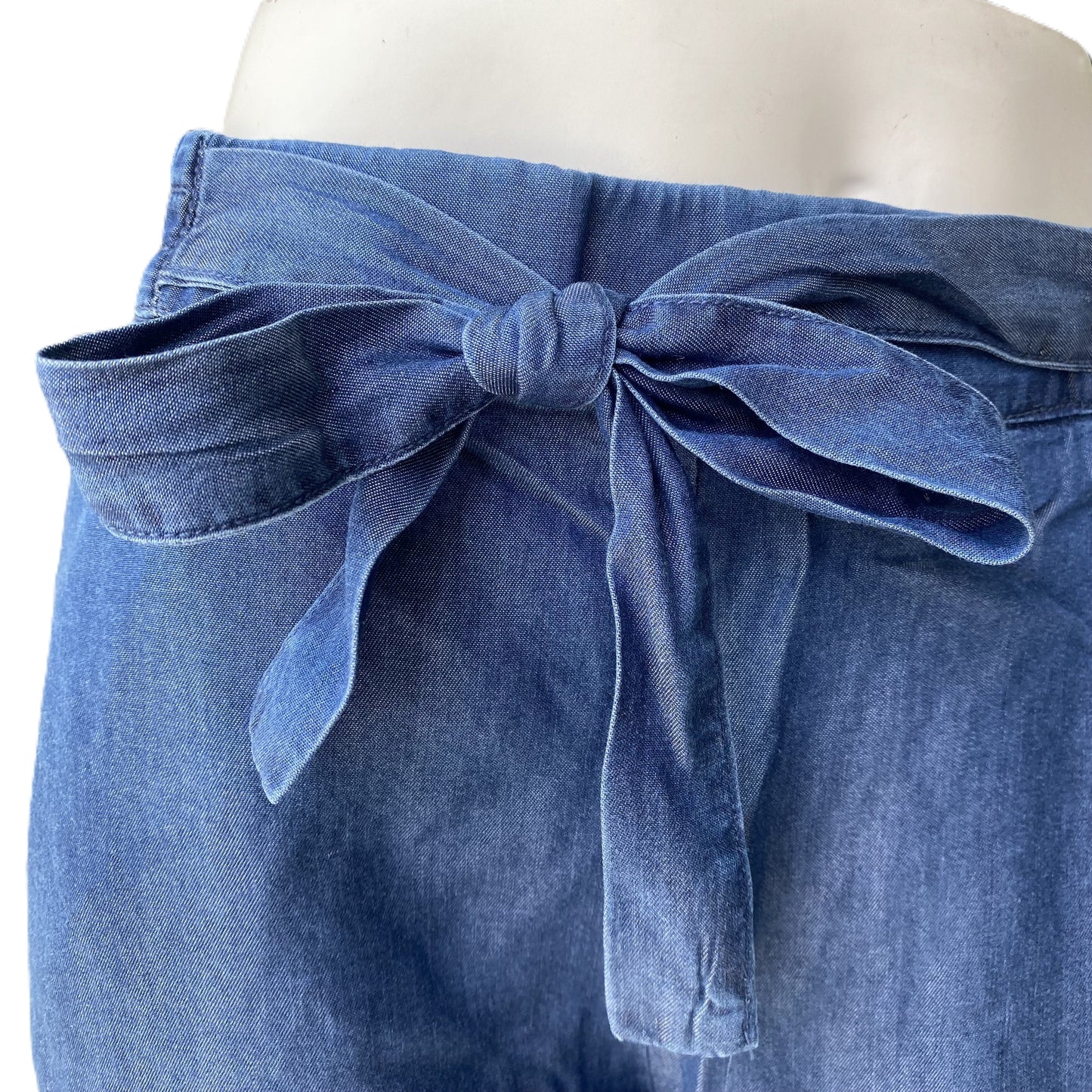 Astrolabio Pantalone Jeans Fresco Donna CA62 460 Blu | Elastico in Vita, Coulisse, Tessuto Leggero Estivo