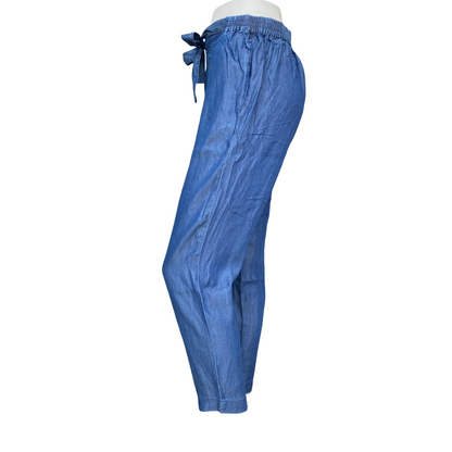 Astrolabio Pantalone Jeans Fresco Donna CA62 460 Blu | Elastico in Vita, Coulisse, Tessuto Leggero Estivo