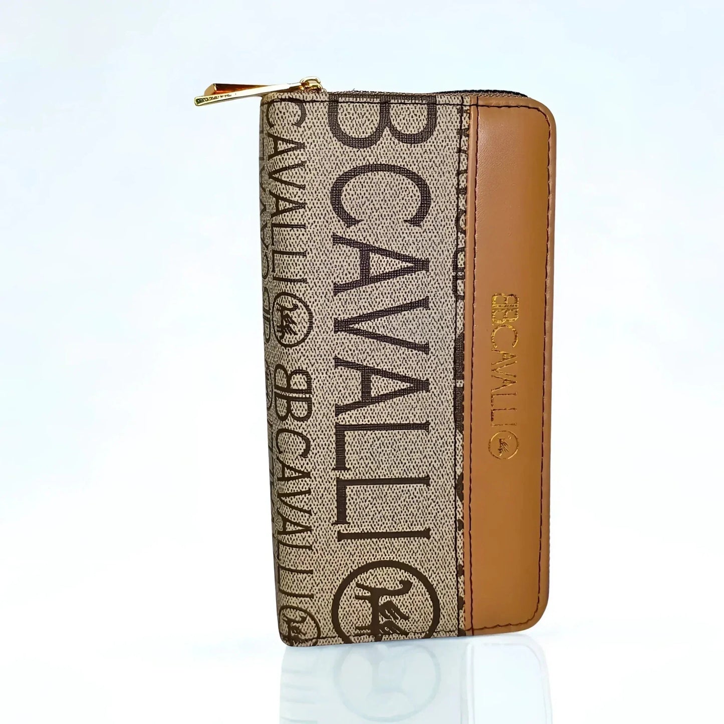 B.Cavalli Portafoglio in Ecopelle con Motivo Fantasia