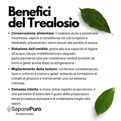 Trealosio - Zucchero Naturale - Origine extra E.U.