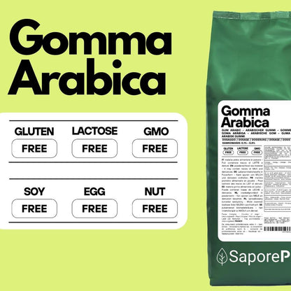 Gomma arabica in polvere - (E414) - Confezionato in Italia