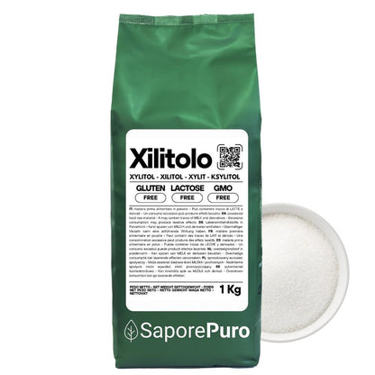Xilitolo  - Dolcificante Naturale con meno Calorie - Origine Extra E.U.