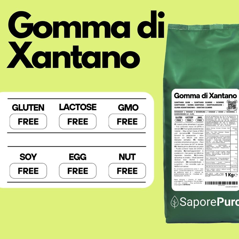 Gomma di Xantano - E415 -  Confezionato in Italia
