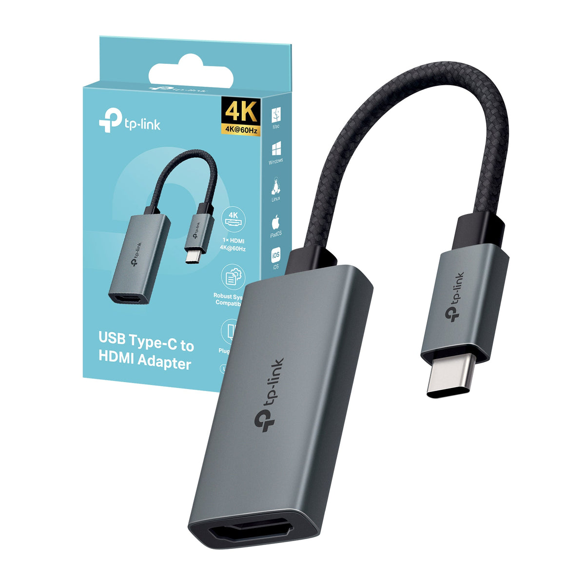 UA520C Adattatore HDMI USB C fino a 4K@60Hz