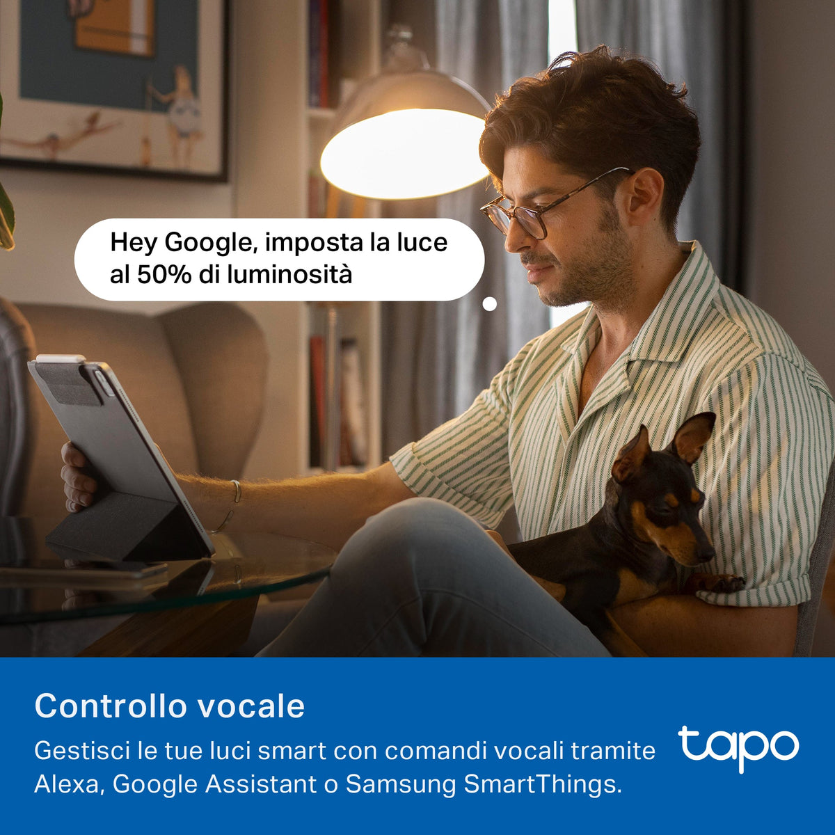 Tapo L430C Lampadina LED Smart Wi-Fi Multicolore E14, Controllo Vocale con Alexa, 4pz