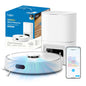Tapo RV30 Max Plus White Robot Aspirapolvere LiDAR+IMU, Base All-in-One