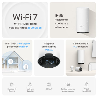 Deco BE25-Outdoor Sistema Mesh Wi-Fi 7 BE3600Mbps