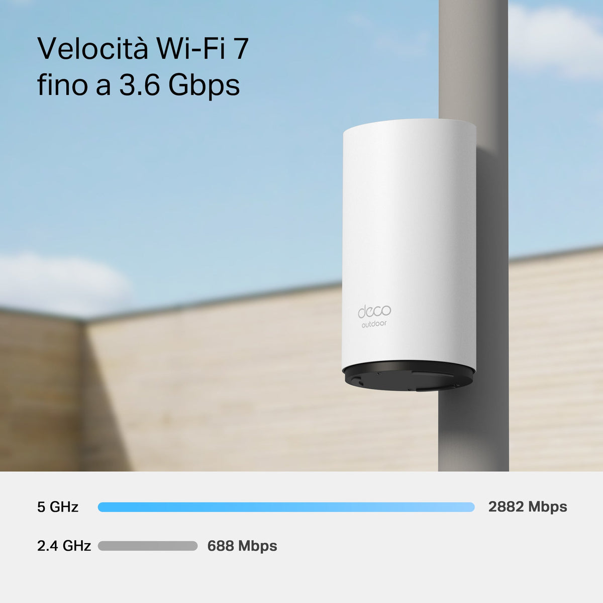 Deco BE25-Outdoor Sistema Mesh Wi-Fi 7 BE3600Mbps