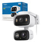 Tapo C246D Telecamera WiFi Esterno Doppio Obiettivo 3MP+3MP, 360° PTZ