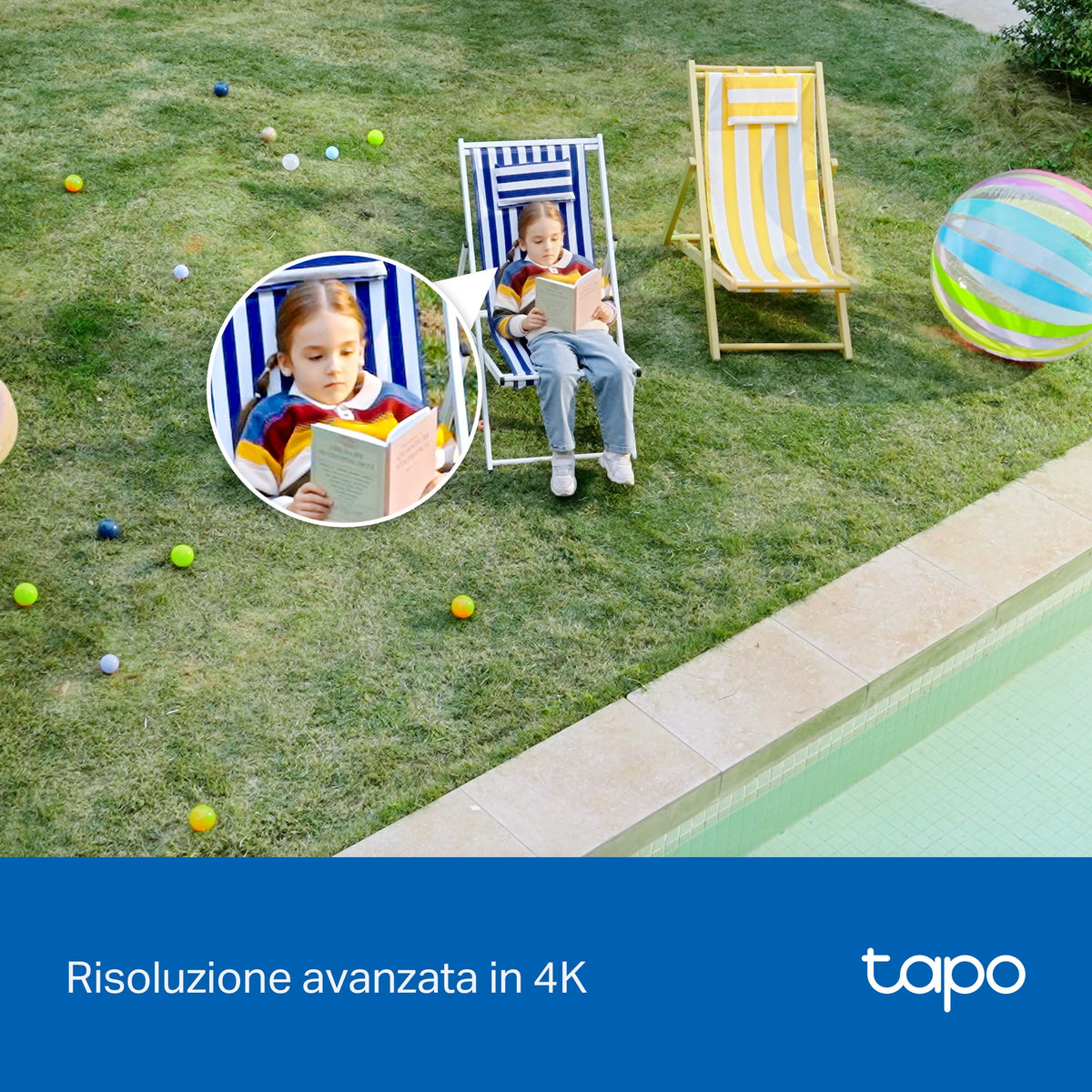 Tapo C560WS Telecamera WiFi Esterno 4K 8MP, Starlight, 360° PTZ, Starlight