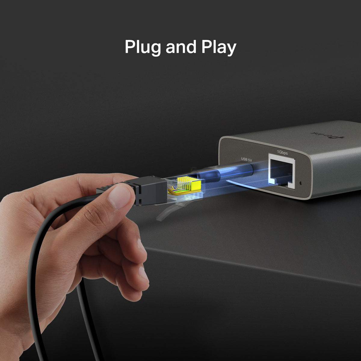 EH210 Sdoppiatore Ethernet Gigabit da 1 a 2