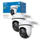 Tapo C510W Telecamera WiFi Esterno 2K 3MP, Visione a Colori, 360° PTZ, 2pz