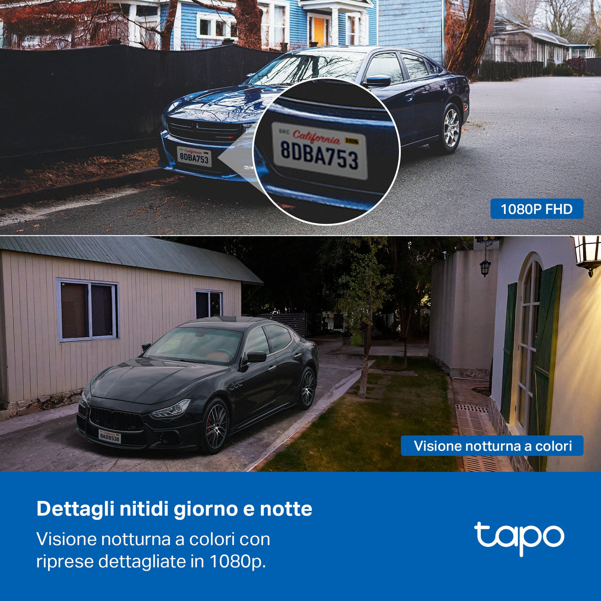 Tapo C400 KIT Telecamera WiFi Esterno FHD 2MP Batteria con Pannello Solare